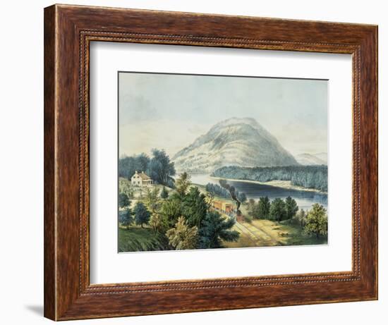 Lookout Mountain, Tennessee and the Chattanooga Railroad-null-Framed Giclee Print