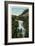 Lookout Mountain, Tennessee - View of Lula Falls-Lantern Press-Framed Art Print