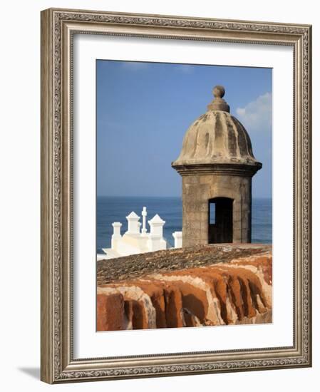 Lookout Tower at Fort San Cristobal, Old San Juan, Puerto Rico, Caribbean-Dennis Flaherty-Framed Photographic Print