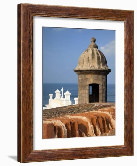 Lookout Tower at Fort San Cristobal, Old San Juan, Puerto Rico, Caribbean-Dennis Flaherty-Framed Photographic Print