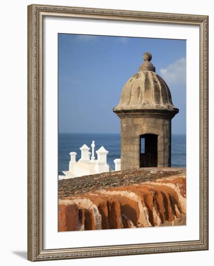 Lookout Tower at Fort San Cristobal, Old San Juan, Puerto Rico, Caribbean-Dennis Flaherty-Framed Photographic Print