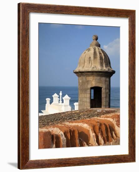 Lookout Tower at Fort San Cristobal, Old San Juan, Puerto Rico, Caribbean-Dennis Flaherty-Framed Photographic Print