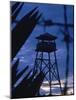 Lookout Tower Outside a Fortified Village During Vietnam War-Larry Burrows-Mounted Photographic Print