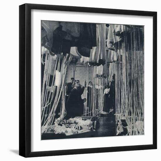 'Loom of life (testing parachutes for the Fleet Air Arm', 1941-Cecil Beaton-Framed Photographic Print