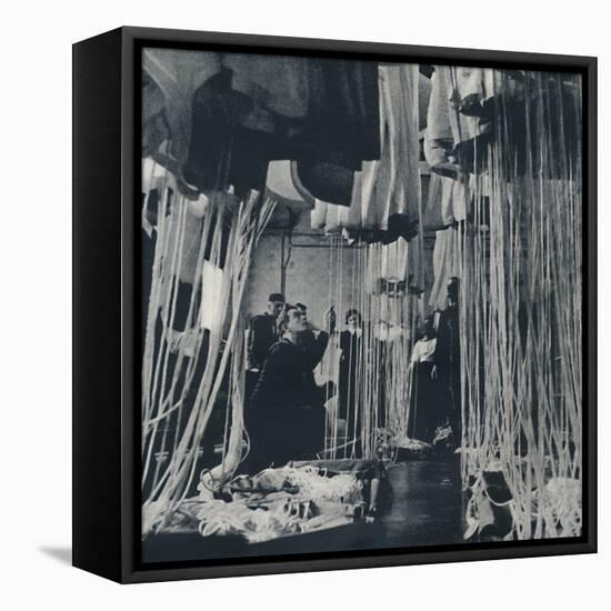 'Loom of life (testing parachutes for the Fleet Air Arm', 1941-Cecil Beaton-Framed Stretched Canvas