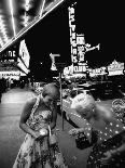 Las Vegas Chorus Girl, Kim Smith, and Her Roommate after Leaving a Casino-Loomis Dean-Photographic Print