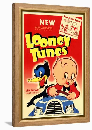 Looney Tunes, 1940-null-Framed Stretched Canvas