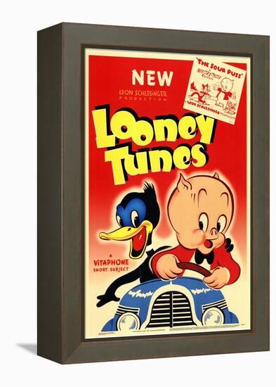 Looney Tunes, 1940-null-Framed Stretched Canvas