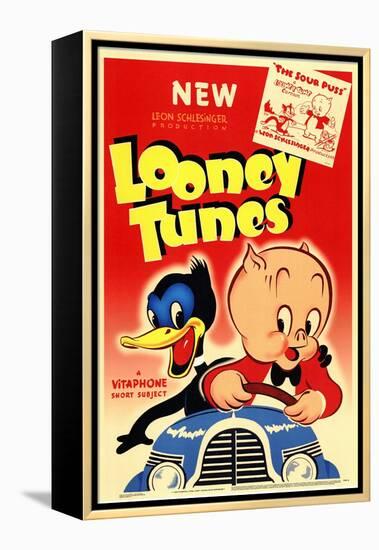 Looney Tunes, 1940-null-Framed Stretched Canvas