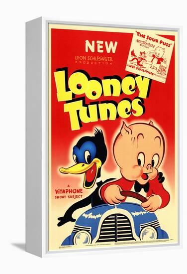 Looney Tunes, 1940-null-Framed Stretched Canvas