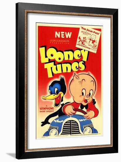 Looney Tunes, 1940-null-Framed Premium Giclee Print