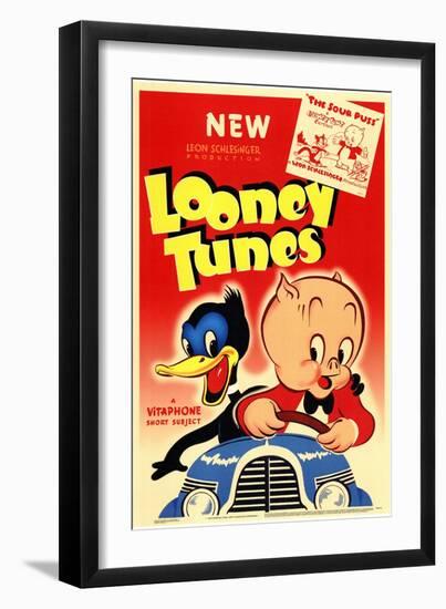 Looney Tunes, 1940-null-Framed Premium Giclee Print