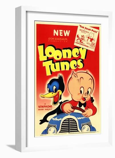 Looney Tunes, 1940-null-Framed Premium Giclee Print