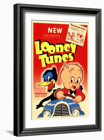 Looney Tunes, 1940-null-Framed Premium Giclee Print