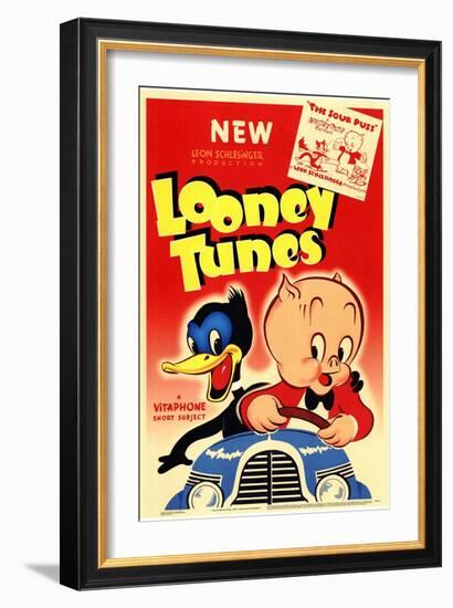 Looney Tunes, 1940-null-Framed Premium Giclee Print