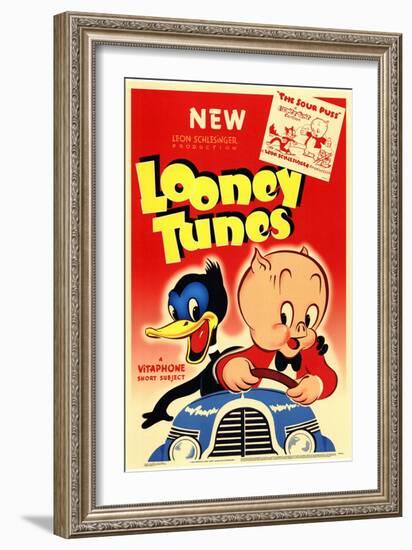 Looney Tunes, 1940-null-Framed Art Print