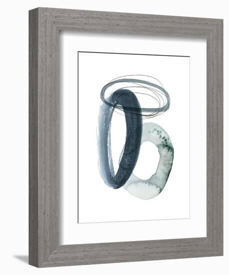 Looping Abstract I-Grace Popp-Framed Art Print