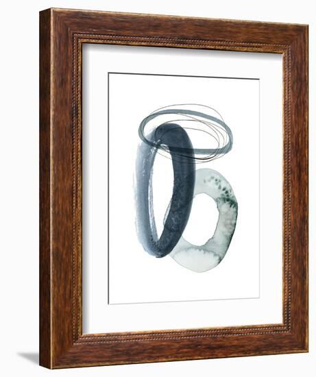 Looping Abstract I-Grace Popp-Framed Art Print