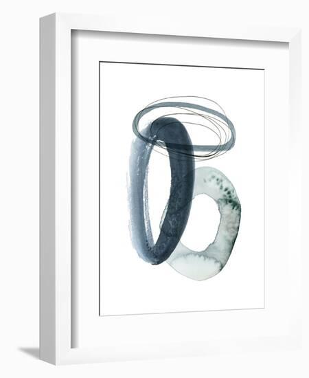 Looping Abstract I-Grace Popp-Framed Art Print