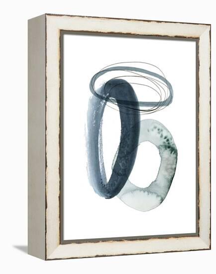 Looping Abstract I-Grace Popp-Framed Stretched Canvas