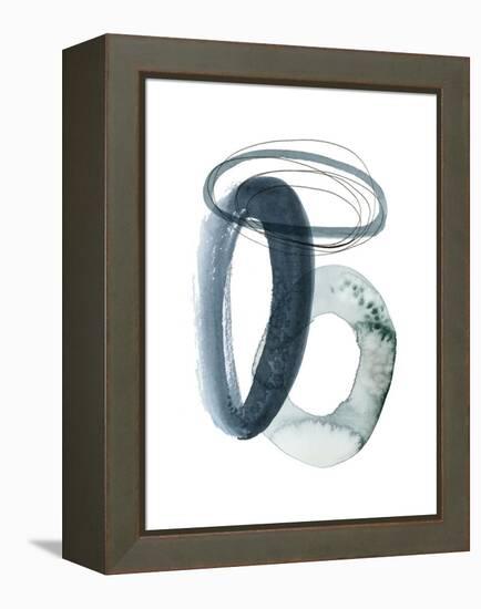 Looping Abstract I-Grace Popp-Framed Stretched Canvas