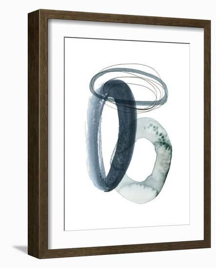 Looping Abstract I-Grace Popp-Framed Premium Giclee Print