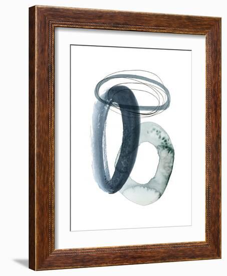 Looping Abstract I-Grace Popp-Framed Premium Giclee Print