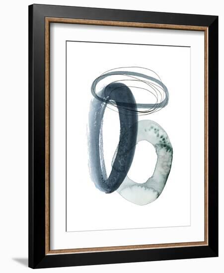 Looping Abstract I-Grace Popp-Framed Premium Giclee Print