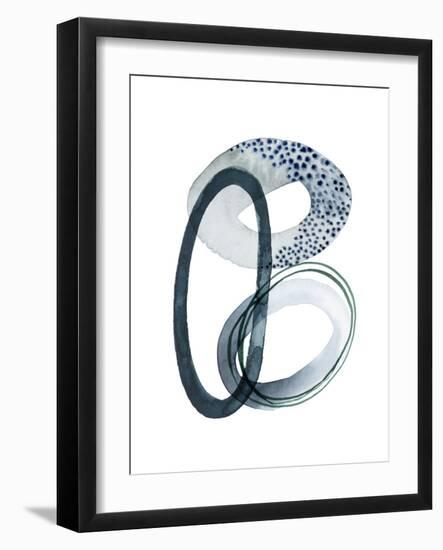 Looping Abstract III-Grace Popp-Framed Premium Giclee Print