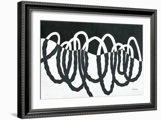 Loops III Dark-Kathy Ferguson-Framed Art Print