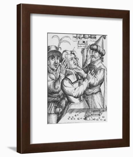 'Loopt Loopt Met Groot Verblyden,, Hier Salmen twyf van Lije Snyden', 17th century-HW Weydman-Framed Giclee Print