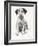 Loopy the Ugly Puppy-Cecil Aldin-Framed Photographic Print