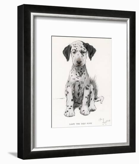 Loopy the Ugly Puppy-Cecil Aldin-Framed Photographic Print