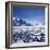 Loose Pack Ice in the Sea, with the Antarctic Peninsula in the Background, Antarctica-Geoff Renner-Framed Photographic Print