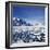 Loose Pack Ice in the Sea, with the Antarctic Peninsula in the Background, Antarctica-Geoff Renner-Framed Photographic Print