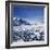 Loose Pack Ice in the Sea, with the Antarctic Peninsula in the Background, Antarctica-Geoff Renner-Framed Photographic Print