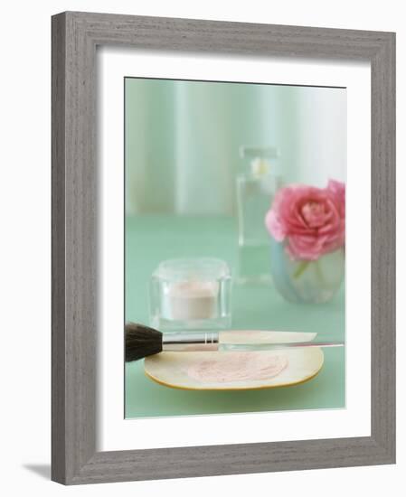 Loose Powder on a Plate-Michael Paul-Framed Photographic Print