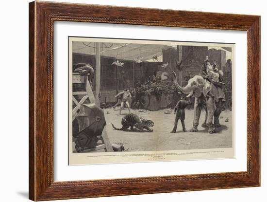 Loose!-John Charles Dollman-Framed Giclee Print