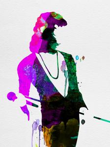 Freddie Watercolor by Lora Feldman