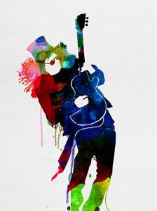 Slash Watercolor by Lora Feldman