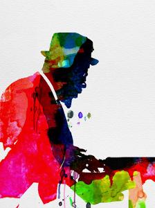 Thelonious Watercolor by Lora Feldman