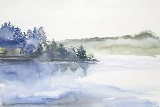 Lakefront Watercolor-Lora Gold-Art Print