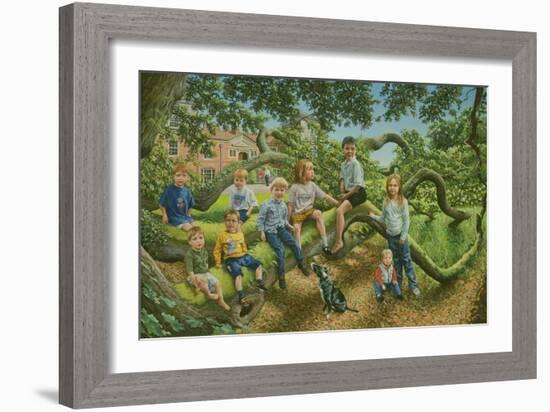 Lord and Lady Boyd and their Grandchildren, 2001-Vincent Yorke-Framed Giclee Print