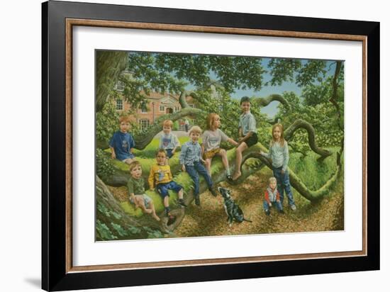 Lord and Lady Boyd and their Grandchildren, 2001-Vincent Yorke-Framed Giclee Print