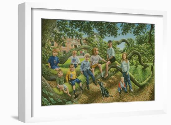 Lord and Lady Boyd and their Grandchildren, 2001-Vincent Yorke-Framed Giclee Print