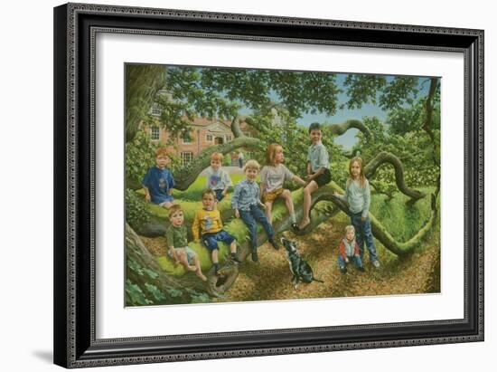 Lord and Lady Boyd and their Grandchildren, 2001-Vincent Yorke-Framed Giclee Print