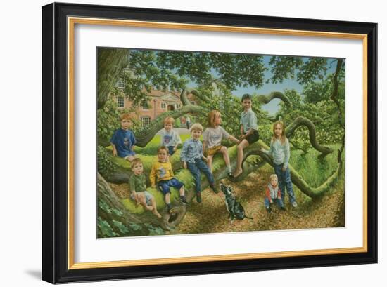 Lord and Lady Boyd and their Grandchildren, 2001-Vincent Yorke-Framed Giclee Print