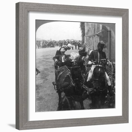 Lord and Lady Curzon at Christ Church, Simla, India, 1903-Underwood & Underwood-Framed Giclee Print