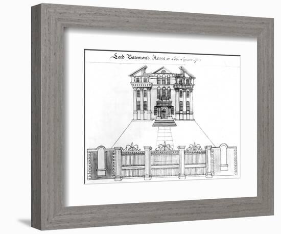 Lord Bateman's House in Soho Square, 1764-Haynes King-Framed Giclee Print
