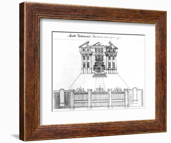 Lord Bateman's House in Soho Square, 1764-Haynes King-Framed Giclee Print